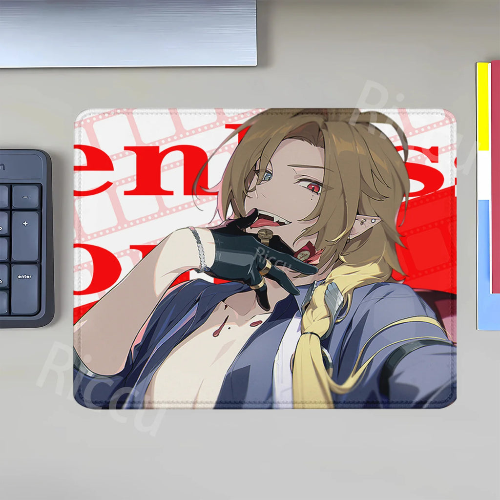Mouse Pad Zenless Zone Zero Vivian Hoshimi Miyabi Ellen Joe Small Size Mousepad ZZZ Office accessories overlock teclado Desk Mat