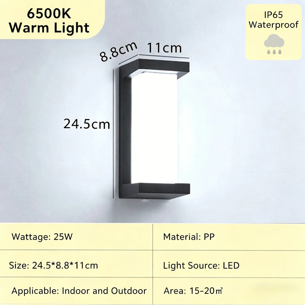Outdoor LED Wall Lamp Waterproof Exterior Wall Light For Porch Garage Garden Courtyard Villa Indoor Wall Lamp Light 110V 220V