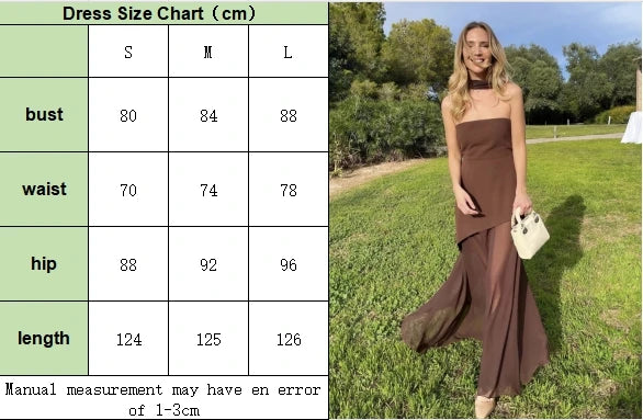 FSMG Elegant Solid Strapless Ribbon Long Dress Fashion Slash Neck Sleeveless Backless Robes Lady Spring Summer Evening Dresses