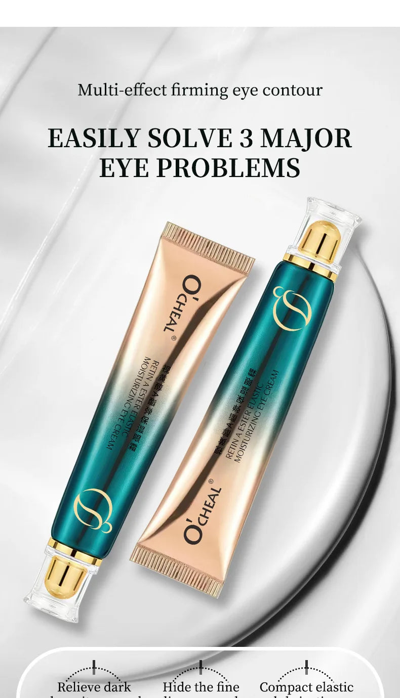 Retinol A Ester Elastic Moisturizing Firming Eye Cream Fading Fine Lines Dark Circles 30g