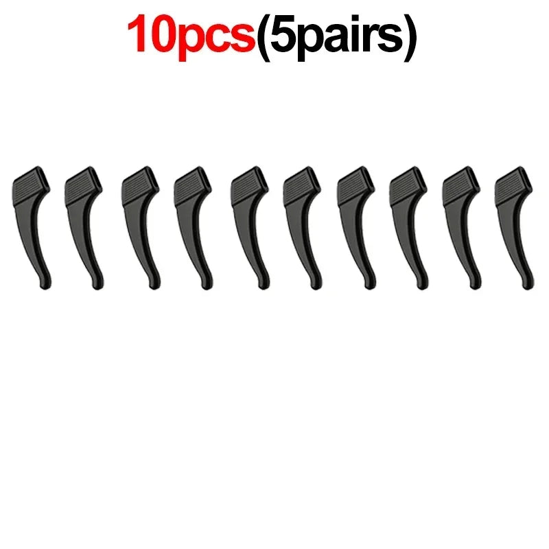 Silicone Ear Hook Anti-slip Glasses Leg Ear Sleeve Bracket Fastener Sunglasses Accessories Grip Anti-fall Eyewear Holder