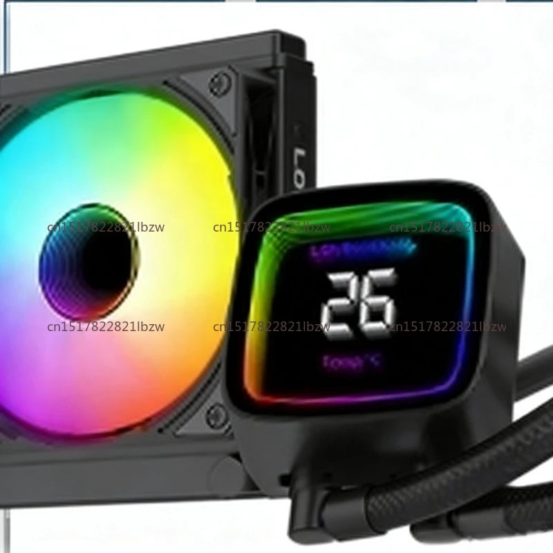 integrated water-cooled CPU radiator argb chassis fan