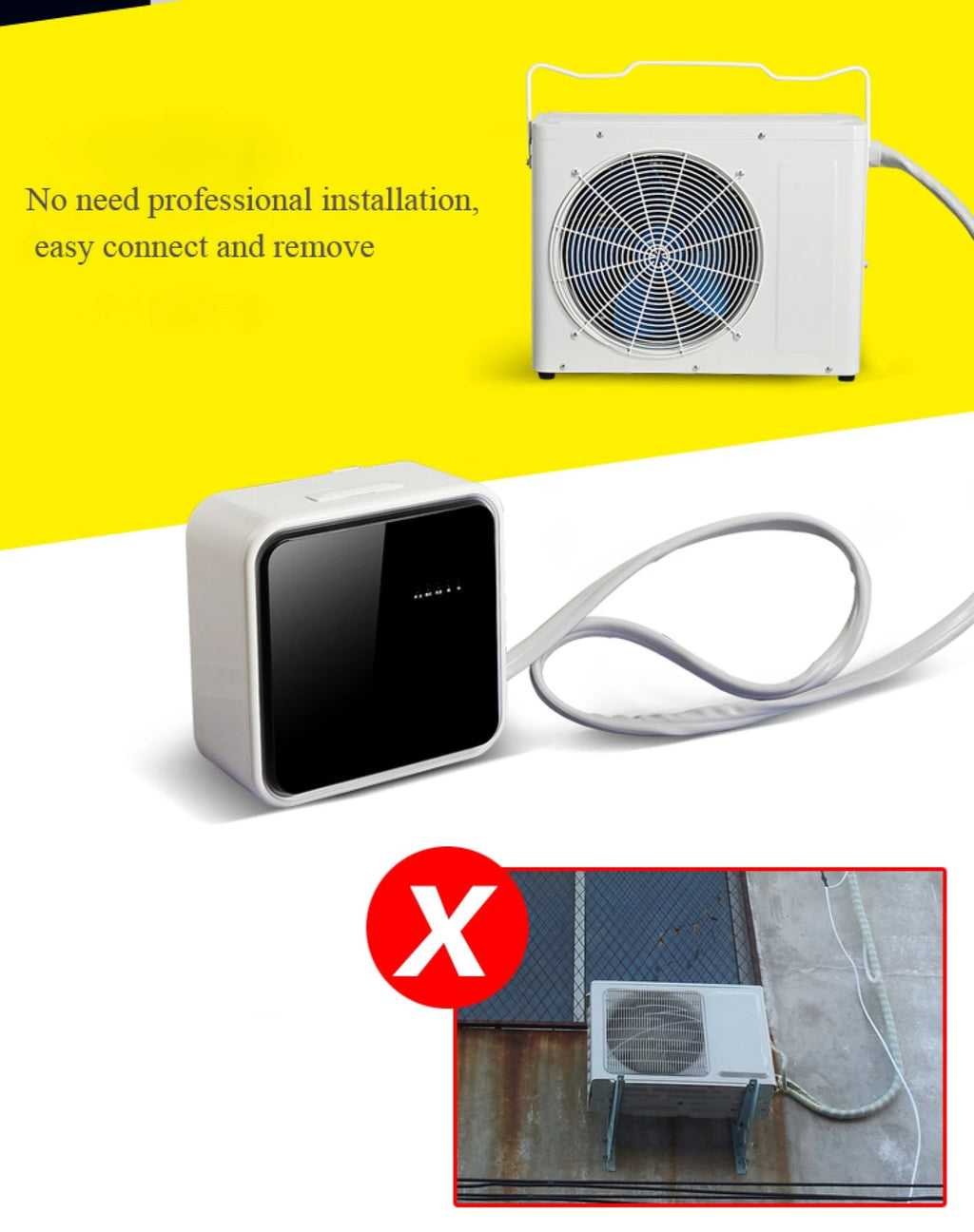 New  9000btu Mini Portable Split Air Conditioner