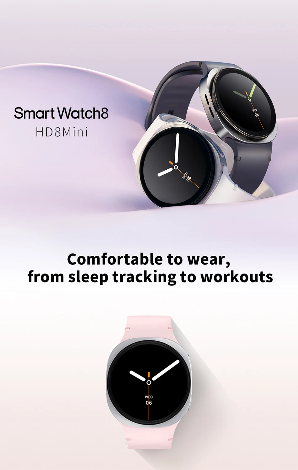 2026 New GPS Map Navigation Smart Watch For Men Women NFC Compass Sports Watch Bluetooth Call AMOLED HD Smartwatch 8 mini