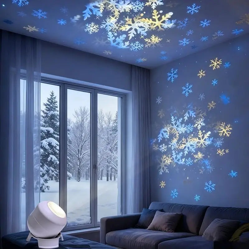 LED Projector Light, 360° Rotating Dynamic Night Light USB Ambient Light Decorative Lighting For Game,Living Room