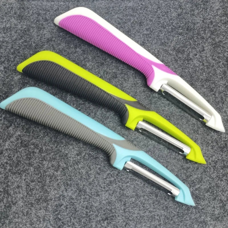 Reusable Kitchen Gadgets Stainless Steel Peeler Fruit Vegetables Cutter Peeling Knife