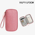 USB Charger Travel Organizer Bag – Mesh-Lined Portable Case for Cables, Adapters & Power Banks, Keeps Tech Gear Tidy