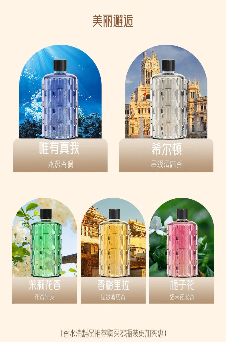 2026 New Mini Rechargeable Wall Mount Auto Aroma Diffuser Timed Fragrance Dispenser Bedroom Bathroom Odor Remover