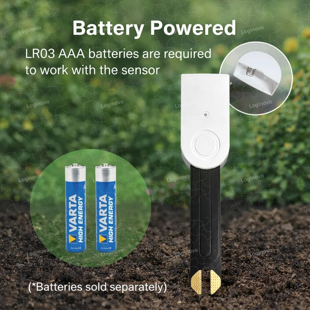 Zigbee Soil Sensor Moisture Temperature Humidity Meter Fertility Light Tester For Tuya Smart Life Z2M Home Assistant Automation