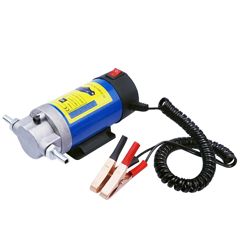 Oil Diesel Extractor Pump 12V-24V Electric Scavenge Suction Transfer Change Pump with Tubes 100W 4L for Car Boat Motorcycle