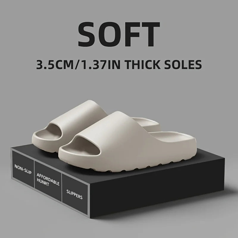Men's Outdoor Casual Slippers, Home Non-Slip Women's Slippers, Same Style For Men And Women（Shoebox Not Included））