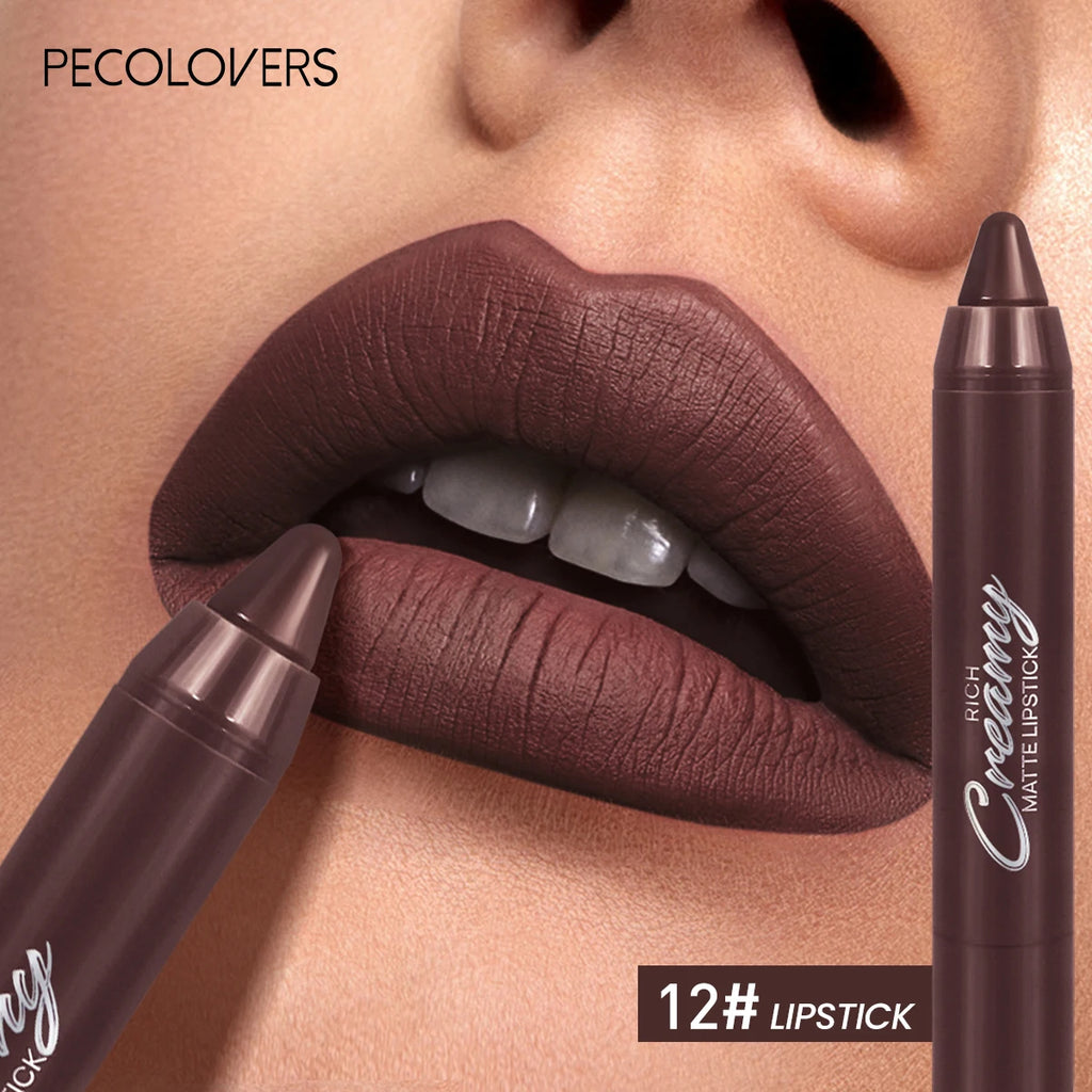 Smooth Lip Glaze,Waterproof, Moisturizing Matte Lipstick Pen,Perfect for Party & Stage Makeup
