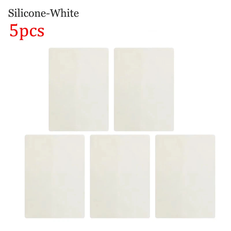 10/5pcs Silicone Tattoo Fake Skin Double-Sided for Permanent Makeup Training Microblading Eyebrow Practice Skin Makeup Tools