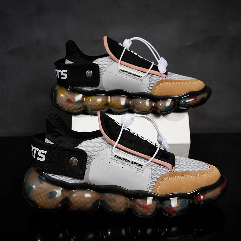 Men's Fashion Sneakers Breathable Comfortable Lightweight Walking Shoes Casual Sports Running Tennis Gym Training Shoes for Men