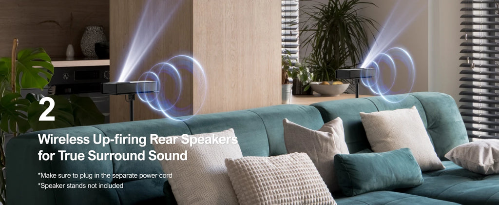 740W Dolby Atmos Soundbar System - 7.1.4ch Home Theater with 8" Wireless Subwoofer