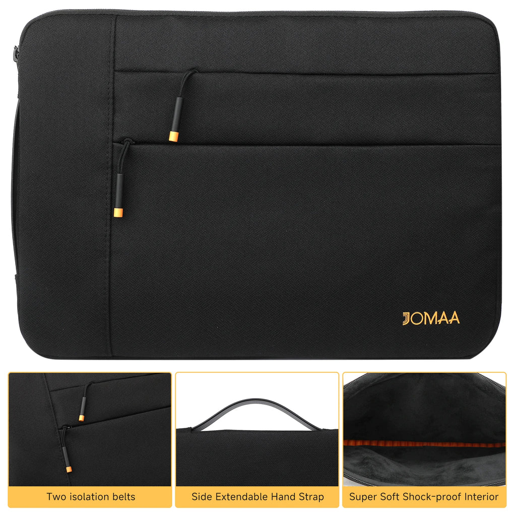 Laptop Case,13/14inch Laptop Sleeve Case,Shockproof Protective Water Repellent with Accessory Pocket, for Dell Lenovo Notebooks