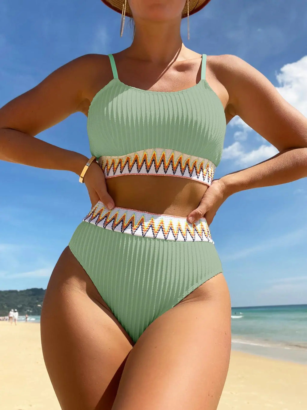 Bikini Swimsuit Woman 2026 New Swimwear Sexy Bikini Fashion Women Split Swimwear Ribbon Swimwear купальник
