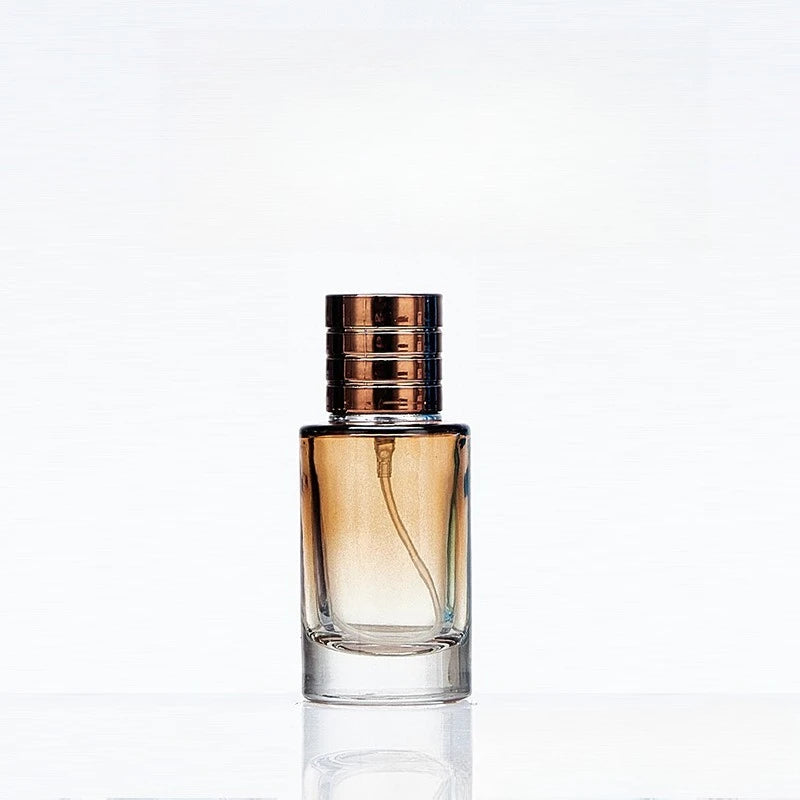 30ml 50ml Gradient Color Glass Refillable Perfume Bottle Portable Cosmetic Atomizer Sprayer Travel Essential Oil Container