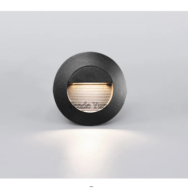 LED Stair Light 3W 5W Recessed LED Step Lamp Pathway Wall Corner Lamps AC85-265V Wall Light DC12V Outdoor Waterproof IP65