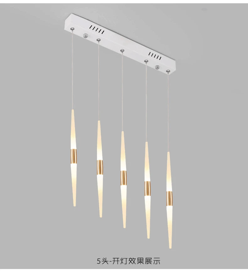 Led Pendant Lamps for Stairs Attic Living Room Bedroom Kitchen Staircase Ceiling Lighting Indoor Home Decoration Long Chandelier