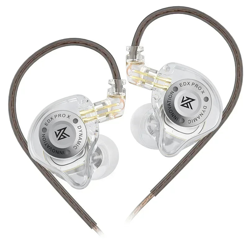 KZ EDX PRO X Dynamic Drive Earphone HIFI Bass Earbud DJ Sport Music Cancelling Headsets 2PIN Cable KZ ZSTX ZSN PRO X EDC EDA ZVX