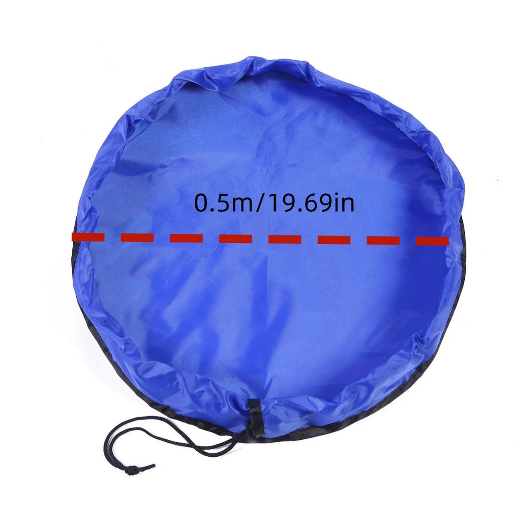 Children's Toy Storage Bucket, Drawstring Waterproof Foldable Large-Capacity Household Baby Miscellaneous Items Quick Storage Storage Bag