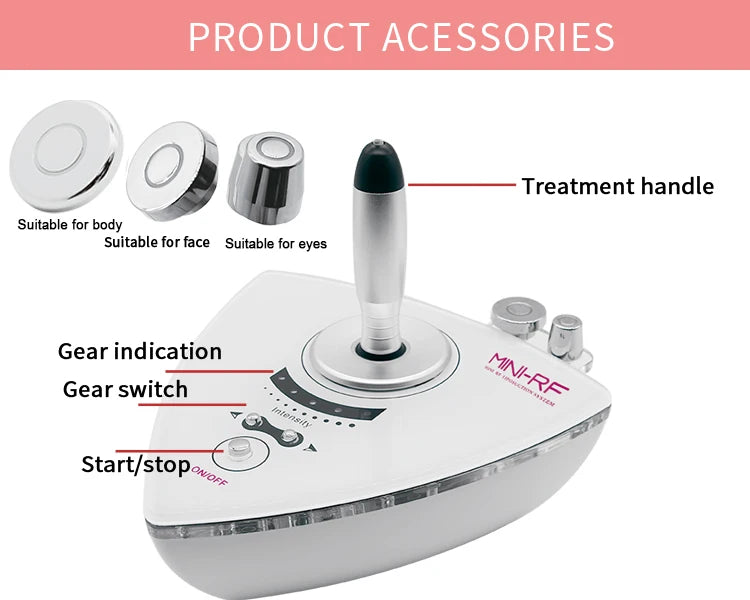 Beauty Star Tripolar 3 in 1 Facial Machine for Lifting Facial Body Slimming Skin Rejuvenation Eye Care