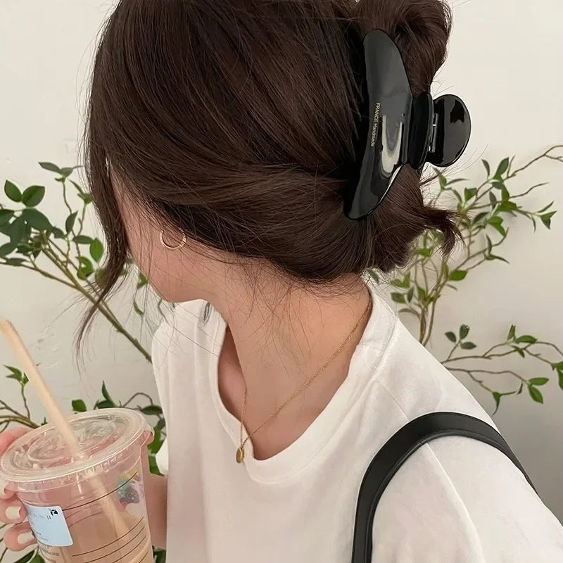 High-end Acetate Large Plate Hair Claws Fashion Hair Accessories Women Trend Back Head Clip Boutique Cute Girl Hairpins Headwear