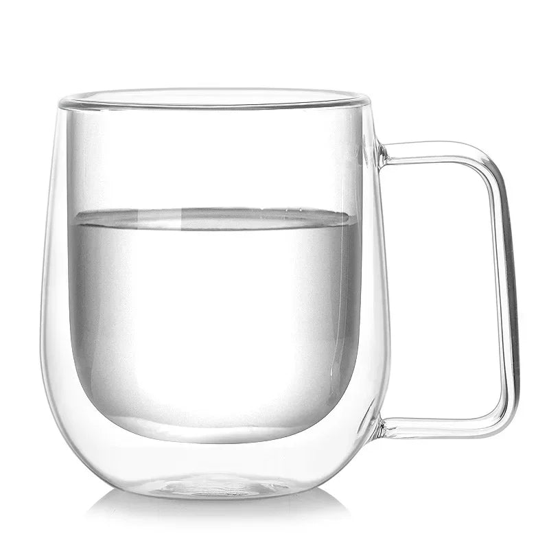 Whiskey Beer Glasses, Multi-color Wine Glass, Tea Cup, Coffee Cups, Cocktail Holder Mug, Double Wall Mugs, Wineglass for Vodka