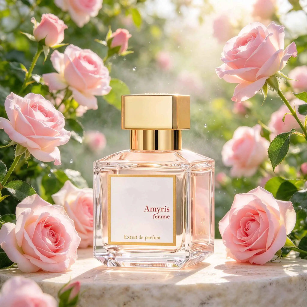Amyris Femme Women’s Perfume 70Ml,Layered Woody Floral Fragrance,Lemon Blossom, Pear Accord、Amyris Oil, Musk, Amber Accord，Square Clear Glass Bottle With Gilded Cap, White And Gold Gift Box，As Premium Gift