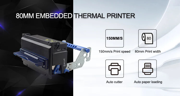 CASHINO KP-347 80mm Kiosk Thermal Ticket Printer With Auto cutter For Self Service Kiosk Machine