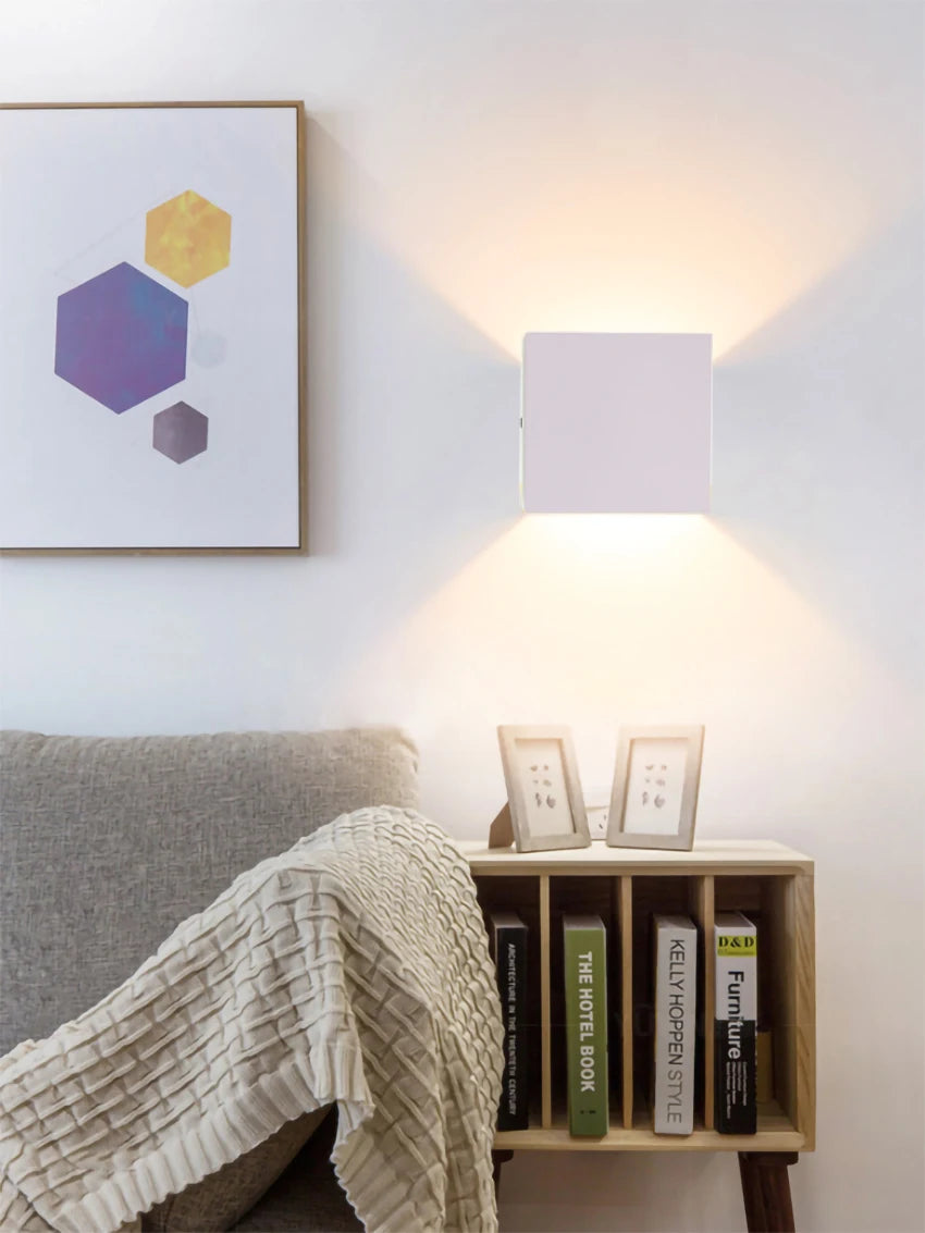 LED Wall Light Outdoor Waterproof IP65 Porch Garden Yard Wall Lamp & Indoor Bedroom Bedside Decoration Lighting Lamp AC110V 220V