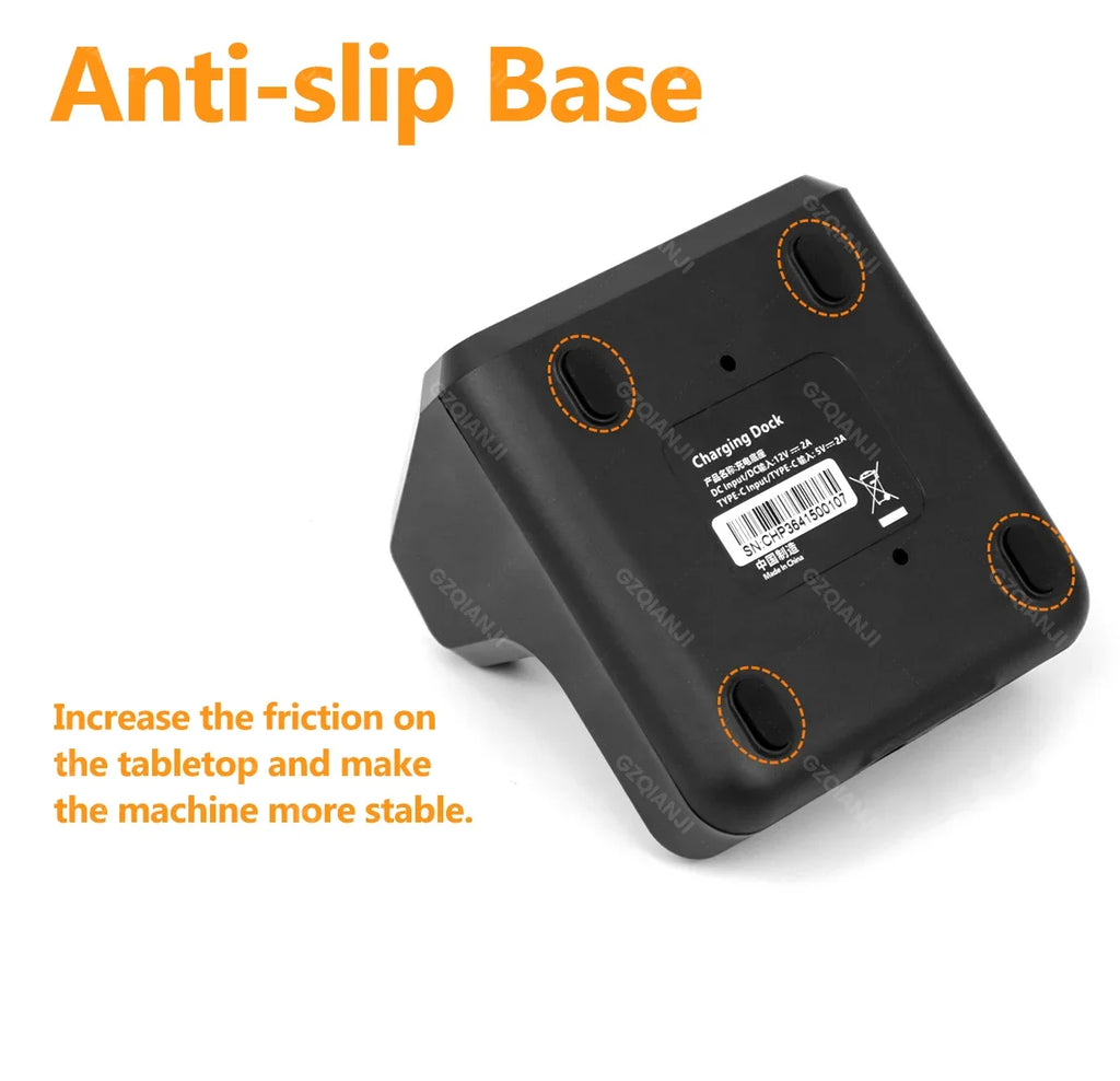 Android 14 Handheld PDA Portable Terminal 1D/2D Barcode Scanner Data Collector with NFC WIFI 4G 3+32GB Running Charger Station