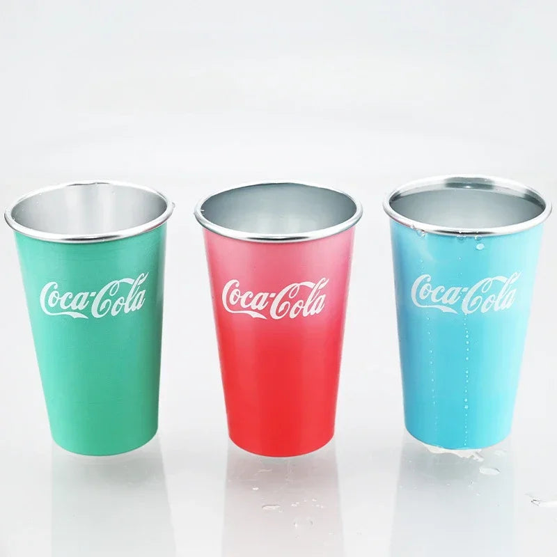 470Ml Portable Aluminum Color-changing Cup Cooling Color-changing Creative Water Cup Camping Cold Drink Gift