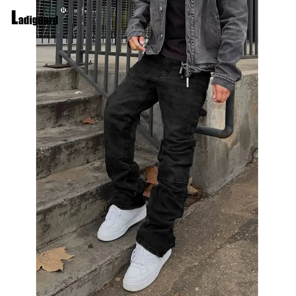 Large Size Mens Sexy Jeans Pants Casual Denim Pantalon Men Clothing 2026 European and American style Fashion Cargo Jean Trousers