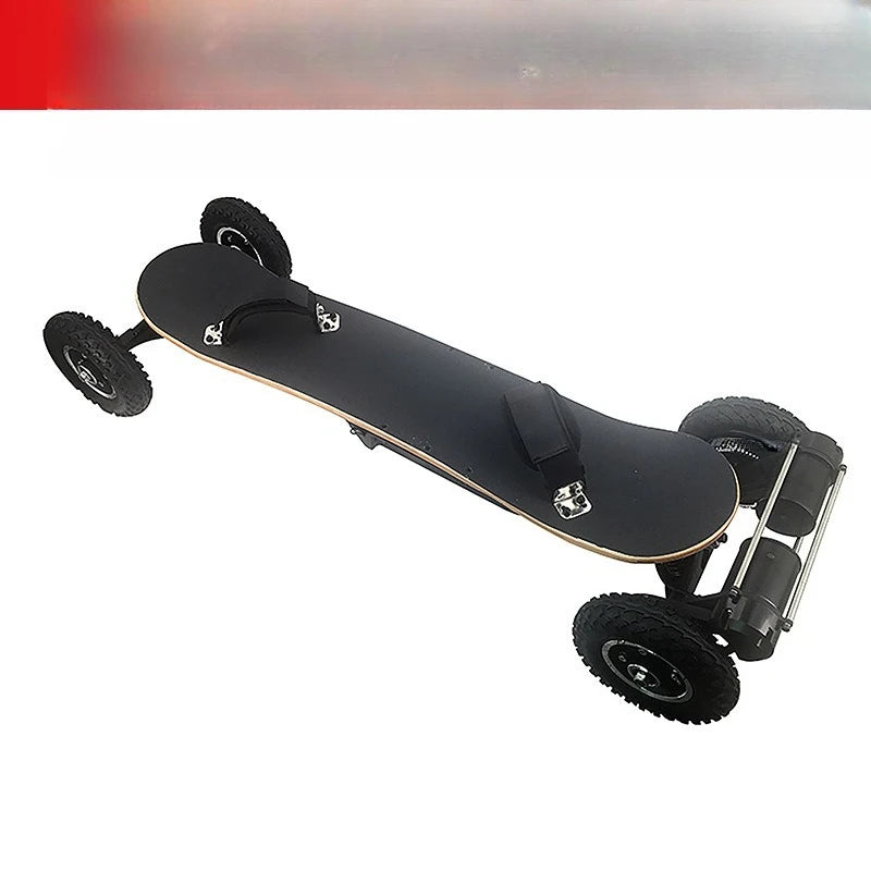 Electric skateboard four-wheel remote control intelligent small fishboard double wheel drive to work