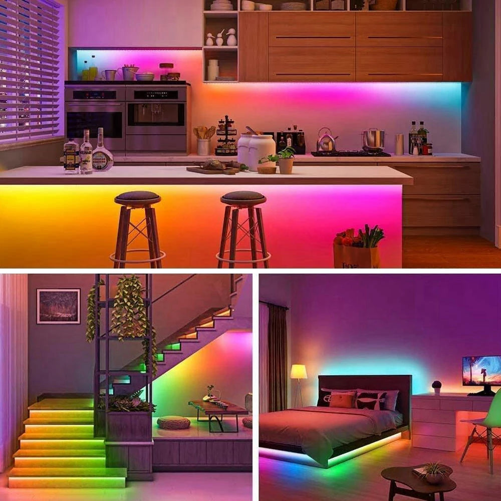 WS2812B WS2811 WS2813 WS2815 30/60/144pixels/leds/m 5050 RGB LED Strip WS2812 Individually Addressable Tape Light DC5V DC12V
