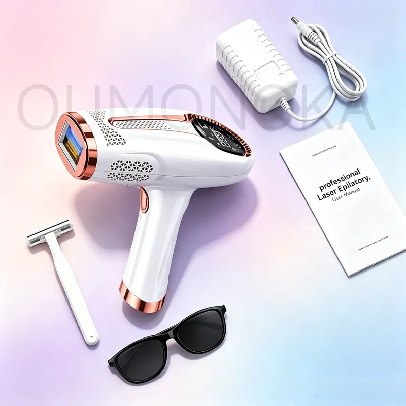 Electric IPL Permanent Laser Hair Removal Epilator for Women Facial Shaver Makeup Machine Men's Hair Cutting Tool