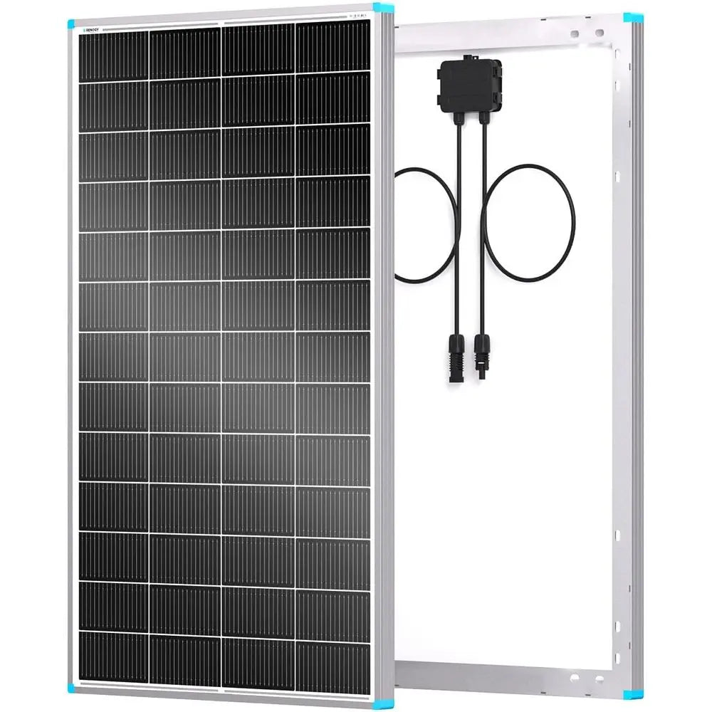 200W N-Type Solar Panel - 25% Efficiency, Compatible with 12V/24V Systems for RV, Marine, and Home Use