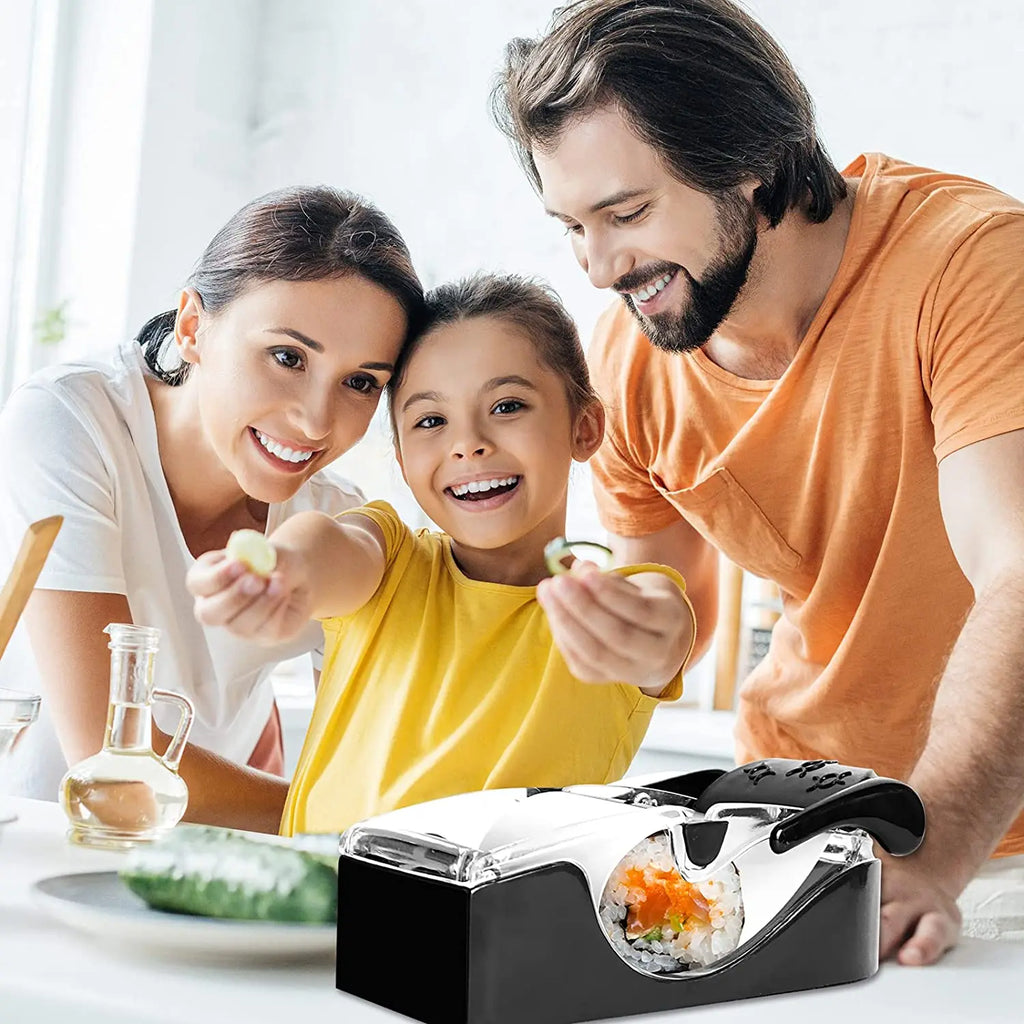 Magic Rice Mold Sushi Maker Roller Machine DIY Japanese Bento Vegetable Meat Sushi Rolling Tool Kitchen Gadgets Accessories