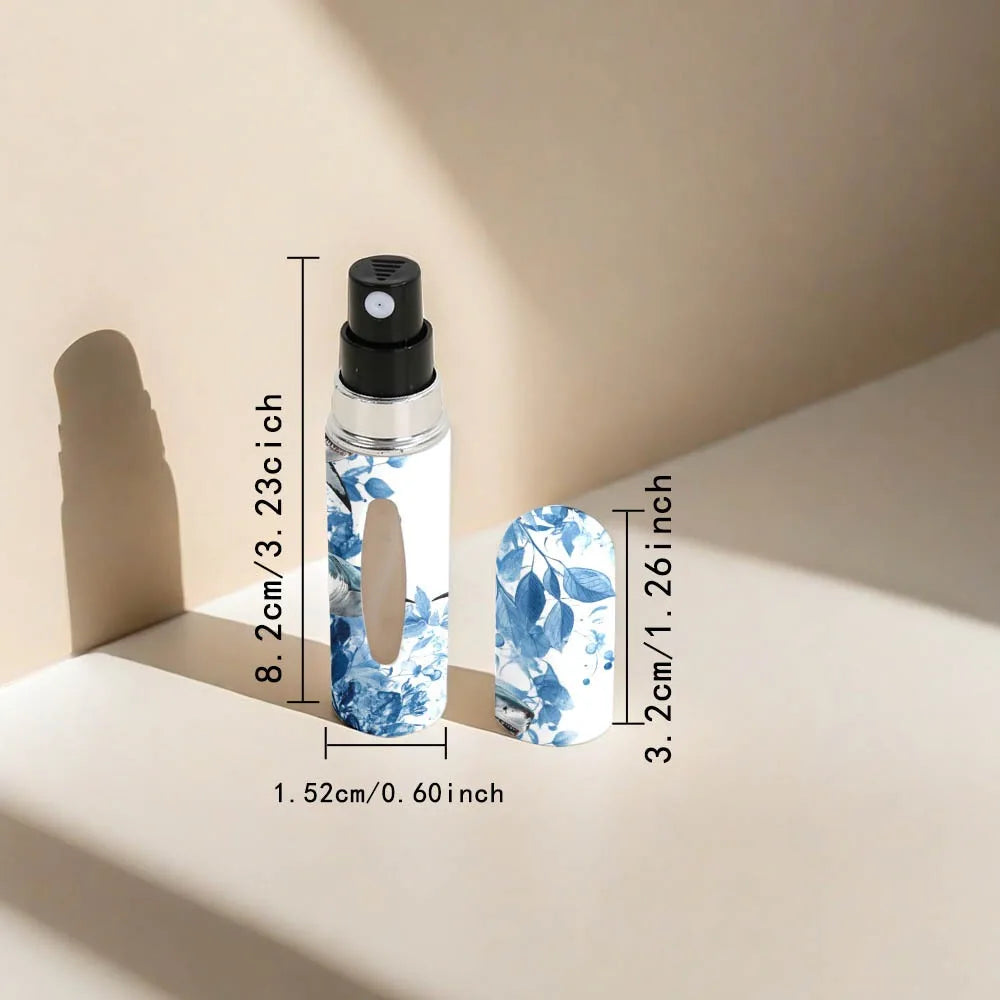 Scent Pump 5ml Perfume Bottle Mini Refillable Atomizer Bottle Portable with Spray Spray Jar Travel