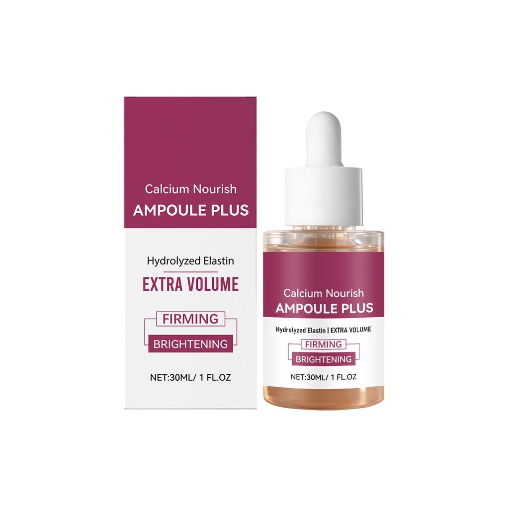 Korea Calcium Nourish Collagen Set – 30ml Ampoule + 50g Cream + 9g Balm Stick, 10,000ppm Collagen & Hydrolyzed Elastin Skincare