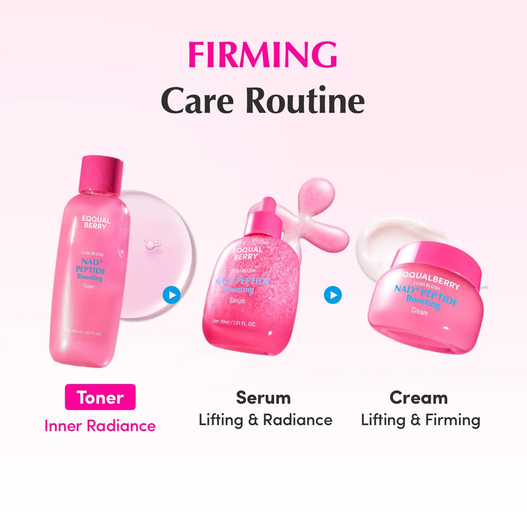 EQQUALBERRY NAD+ Peptide Boosting Smoothie Serum for Face, Neck & Body with Niacinamide & Hyaluronic Acid, Pore & Wrinkle Korea