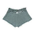 Meihuida Women´s Swim Shorts Hollow Crochet Cutout Bathing Suit Bottoms Drawstring Beach Board Shorts Summer Swim Trunks