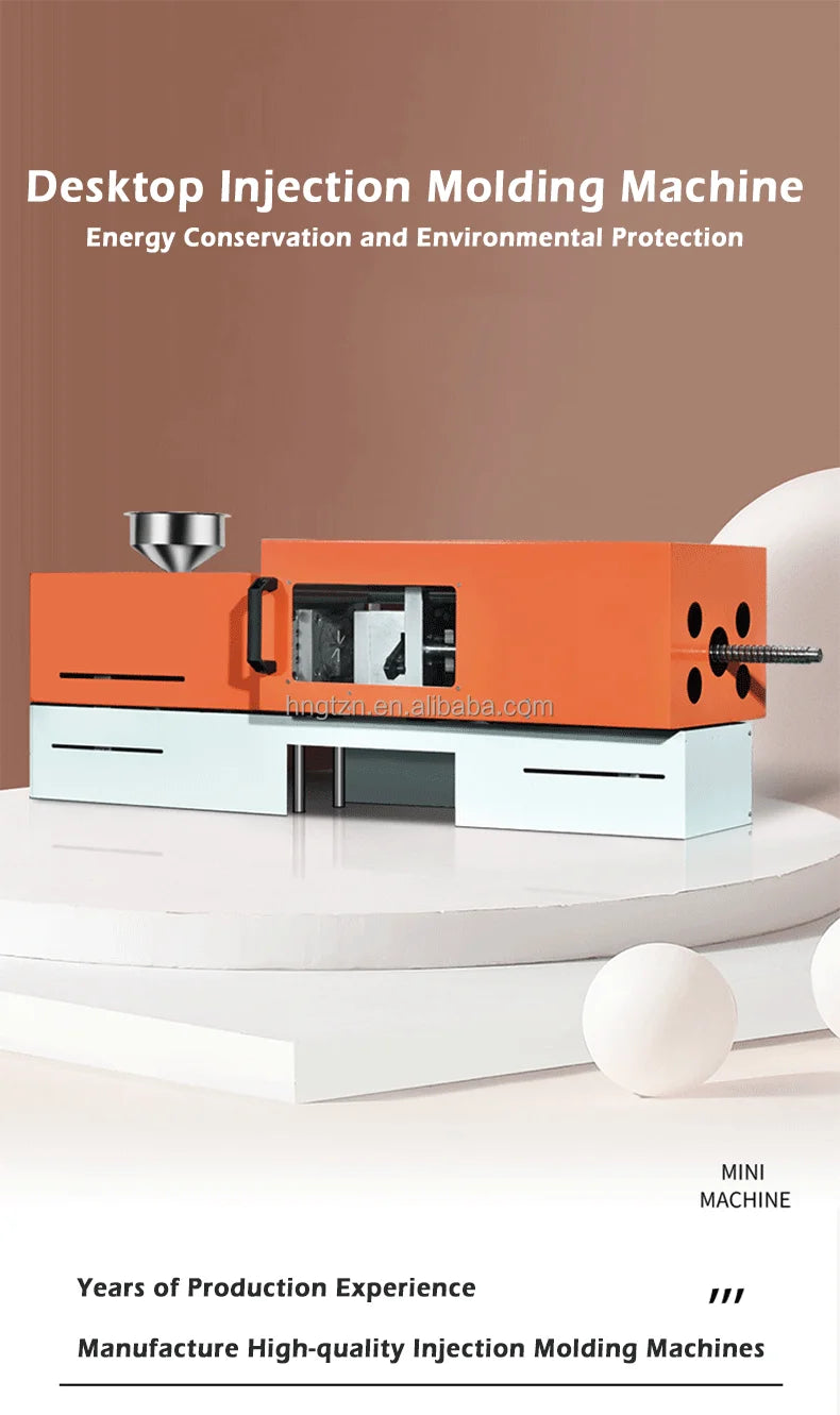 Desktop Small Injection Molding Machine Plastic Plastic Making Machines for Plastic Parts Injection Molding 15-25-35-50-60g OME