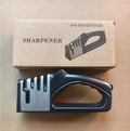 Kitchen 4 Segment Knife Sharpener Multifunctional Portable Non-slip Base Knife Sharpener Household Kitchen Gadgets Accessories
