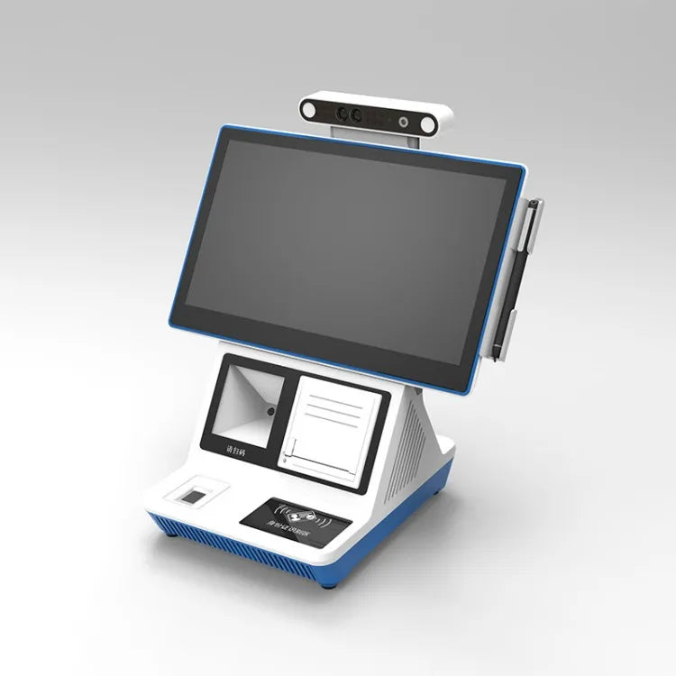 13.3 15.6 Inch Supermarket Restaurant Smart Pos Billing Machine With Printer Cashier Register Touch Screen