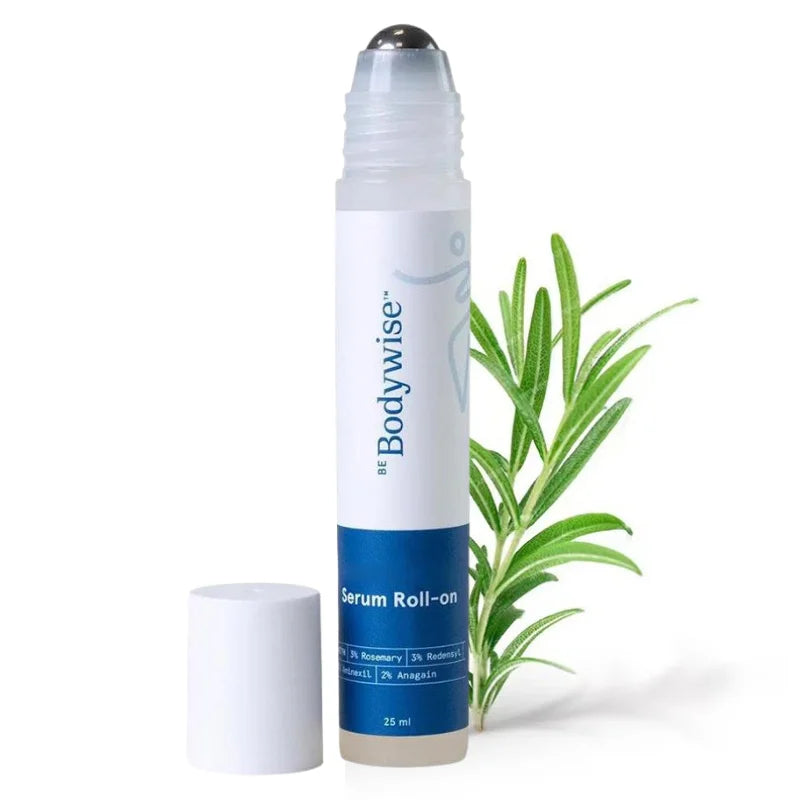 25ml Natural 3% Rosemary Extract For Thicker Hair Roller Hair Serum Lightweight Roll On Hair Thickening Treatment Hair Care