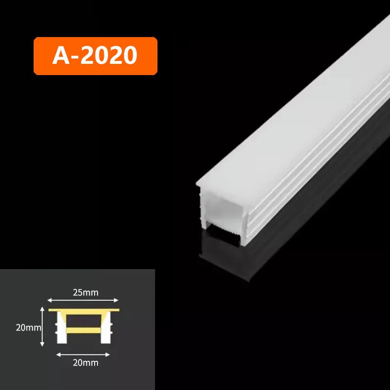 Led Neon Strip Rope Tube Waterproof Flexible Silicone Tape Diffuser for Ws2812 5050 Strip Light Home Atmosphere Decor Lighting