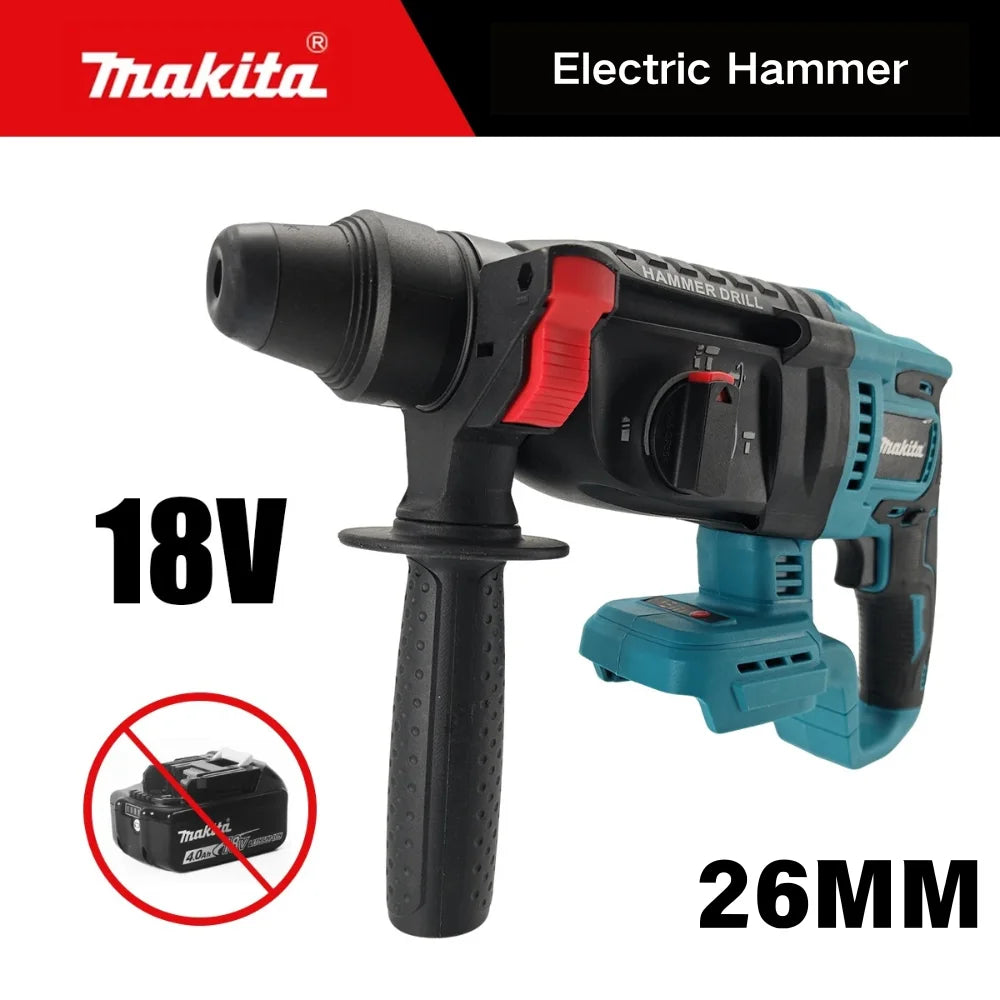 Original Makita DHR242 18V Rotary Hammer Low Vibration 13.5m/s² Comfortable Operation for Long Drilling Sessions